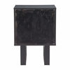 Aremi Nightstand in Brown & Black