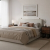 Aremi Nightstand in Brown & Black