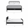 Arlette Queen Size Wood Spindle Bed Frame