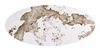 Armana Dining Table in White & Brown