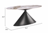 Armana Dining Table in White & Brown