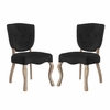 Array Dining Side Chair Set of 2 MID-3381 in Black