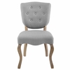 Array Dining Side Chair Set of 4 in Light Gray