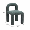 Arum Dining Chair Set of 2 in Snowy