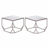 Arzon Coffee Table Set in Bronze
