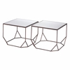Arzon Coffee Table Set in Bronze