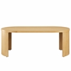 Aspect Oval Wood Coffee Table in Oak