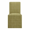 Aster Linen Cotton Blend Slipcovered Dining Chairs Set of 2
