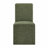 Aster Slub Weave Fabric Slipcovered Dining Chairs Set of 2