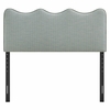 Athena Striped Fabric Upholstered Full Size Headboard