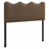 Athena Striped Fabric Upholstered Full Size Headboard