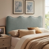 Athena Striped Fabric Upholstered Full Size Headboard