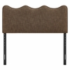 Athena Striped Fabric Upholstered King Size Headboard