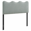 Athena Striped Fabric Upholstered King Size Headboard
