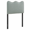Athena Striped Fabric Upholstered Twin Size Headboard