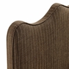 Athena Striped Fabric Upholstered Twin Size Headboard