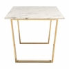 Atlas Dining Table in White & Gold