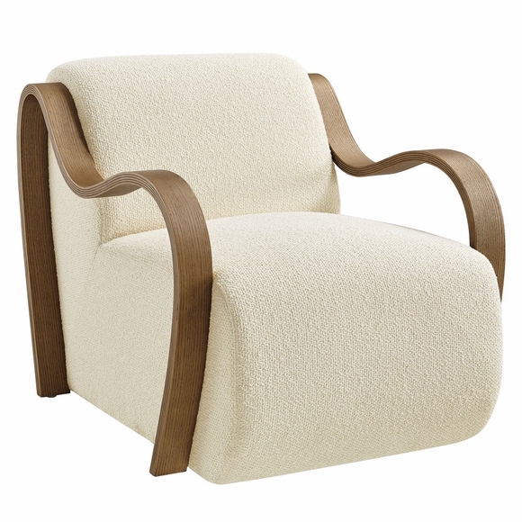 Atrium Lattice Boucle Accent Armchair