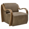 Atrium Vegan Leather Accent Armchair