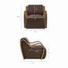 Atrium Vegan Leather Accent Armchair