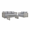 Aura 3 Piece Outdoor Patio Wicker Rattan Set MID-3598