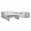 Aura 3 Piece Outdoor Patio Wicker Rattan Set MID-3598