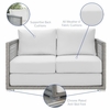 Aura 3 Piece Outdoor Patio Wicker Rattan Set MID-3598