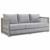 Aura 3 Piece Outdoor Patio Wicker Rattan Set MID-3598