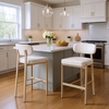 Aurea Barstool Set of 2 in Light Gray