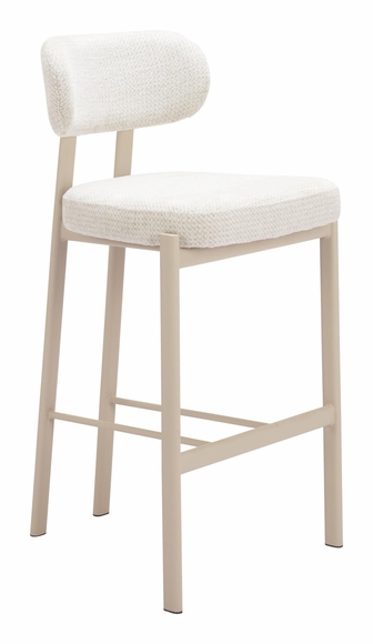 Aurea Barstool Set of 2 in Light Gray