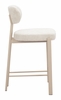 Aurea Counter Stool Set of 2 in Light Gray