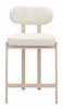 Aurea Counter Stool Set of 2 in Light Gray