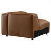 Auren Upholstered Vegan Leather Modular Right Armchair