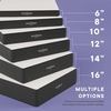 Aveline 12" California King Mattress in White