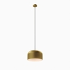 Avenue 1-Light Pendant Light in Satin Brass