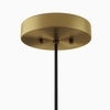 Avenue 1-Light Pendant Light in Satin Brass