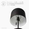 Avenue Table Lamp in Black