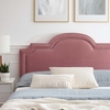 Aviana Performance Velvet King Bed-MOD-6839 in Dusty Rose