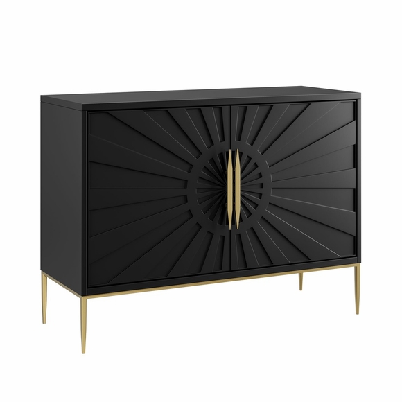 Awaken 47" Accent Cabinet in Black
