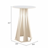Axis Bar Table in White