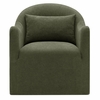 Bardot Slipcovered Linen Blend Accent Chair