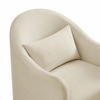 Bardot Slipcovered Linen Blend Accent Chair