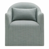 Bardot Slipcovered Striped Accent Chair