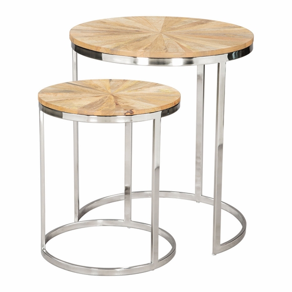 Bari Nesting Table Set in Natural