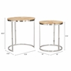 Bari Nesting Table Set in Natural