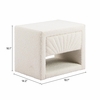 Baris Nightstand in Ivory