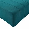 Bartlett Upholstered Fabric Armless Chair in Teal