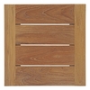 Bayport 5 Piece Outdoor Patio Teak Set in Natural White