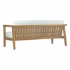Bayport 5 Piece Outdoor Patio Teak Set in Natural White