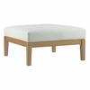 Bayport 6 Piece Outdoor Patio Teak Set in Natural White